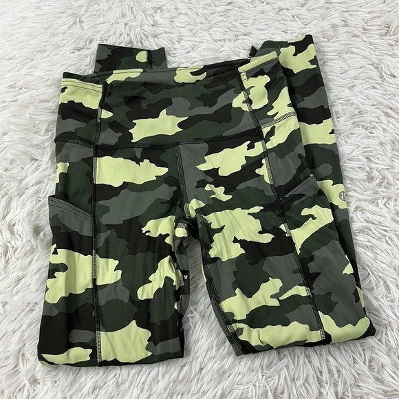 Lululemon Fast and Free Tight 25" *Non-Reflective Nulux Heritage 365 Camo Crispi - Picture 1 of 5